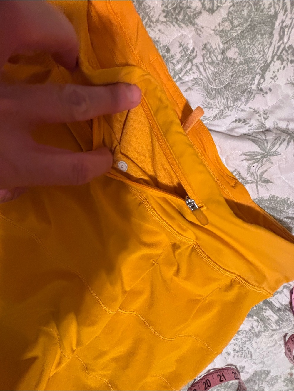 lululemon sz 8 Tall Pace Rival Skirt Clementine skirt athleisure loungewear BOC - Picture 7 of 13